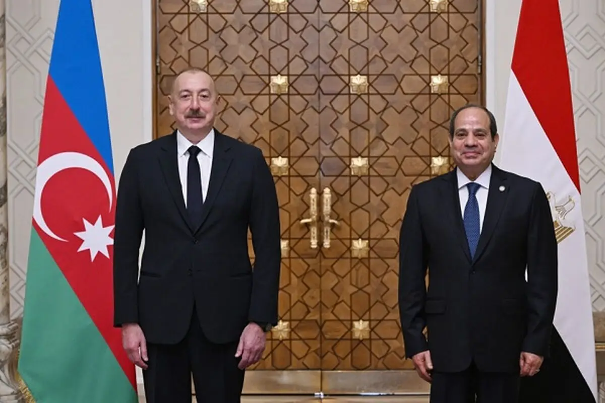 دیدار الهام علی‌اف و عبدالفتاح السیسی