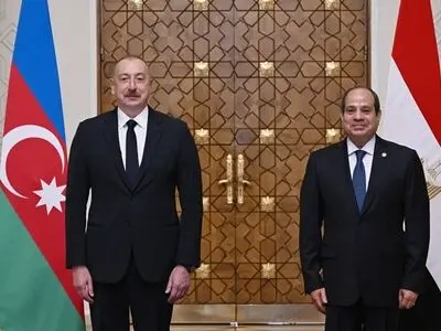 دیدار الهام علی‌اف و عبدالفتاح السیسی