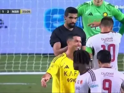 وقتی رونالدو با ستاره ایرانی شوخی می‌کند!