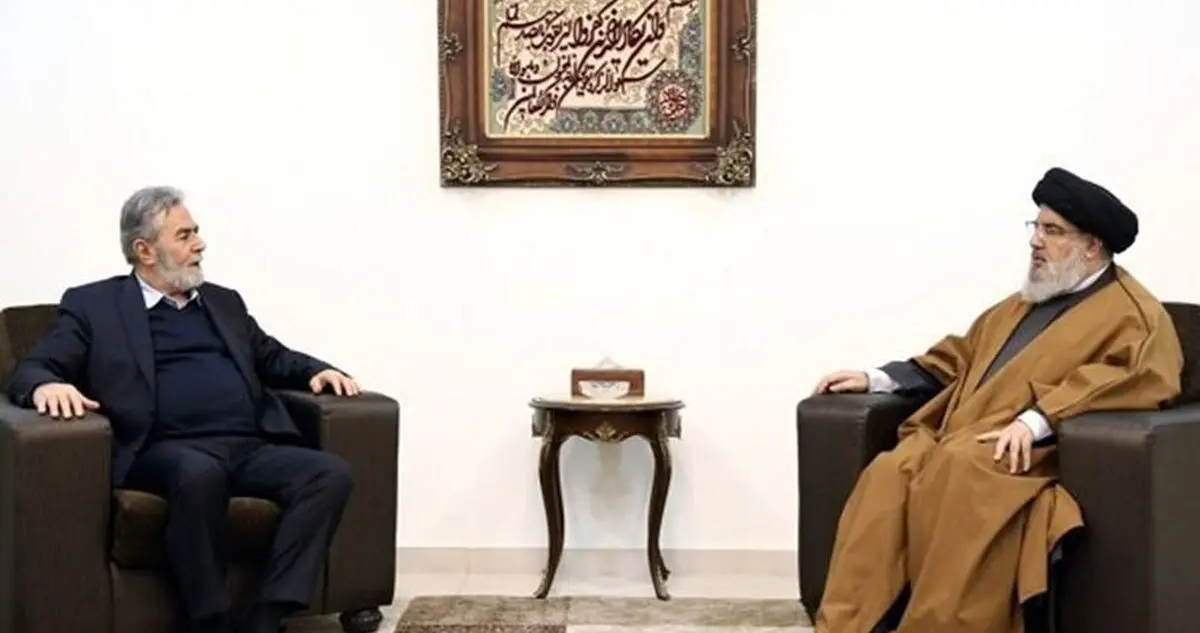 دیدار سید حسن نصرالله با زیاد النخاله