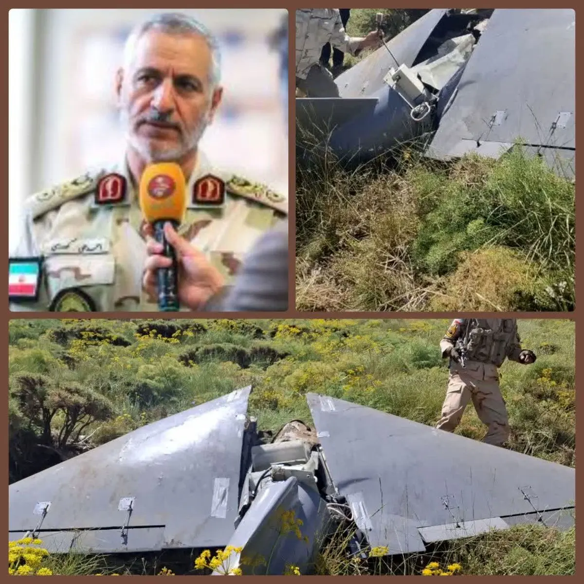 انهدام پهپاد MQ9 رژیم صهیونیستی با هوشیاری مرزبانان هنگ مرزی پیرانشهر