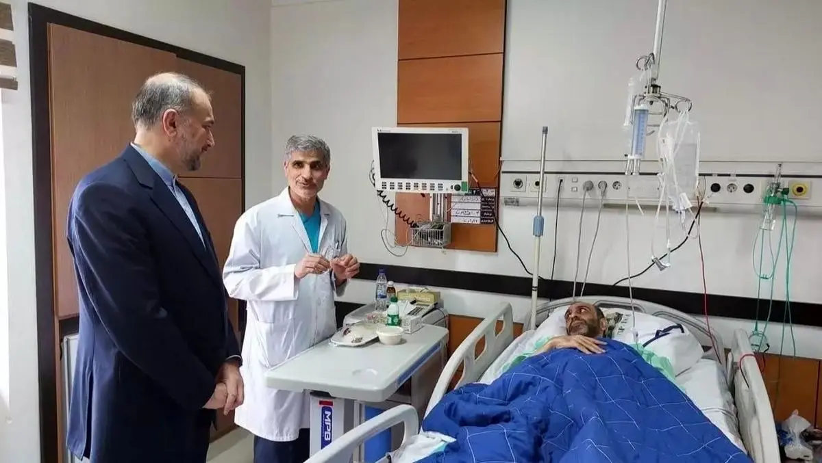 Iran FM visits Syrian diplomat injured in Israel raid on Damascus mission