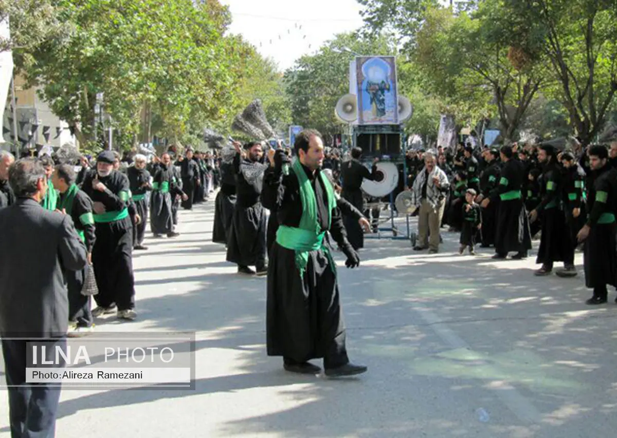 گزارش تصویری برگزاری مراسم عزاداری عاشورای حسینی در کرمانشاه  