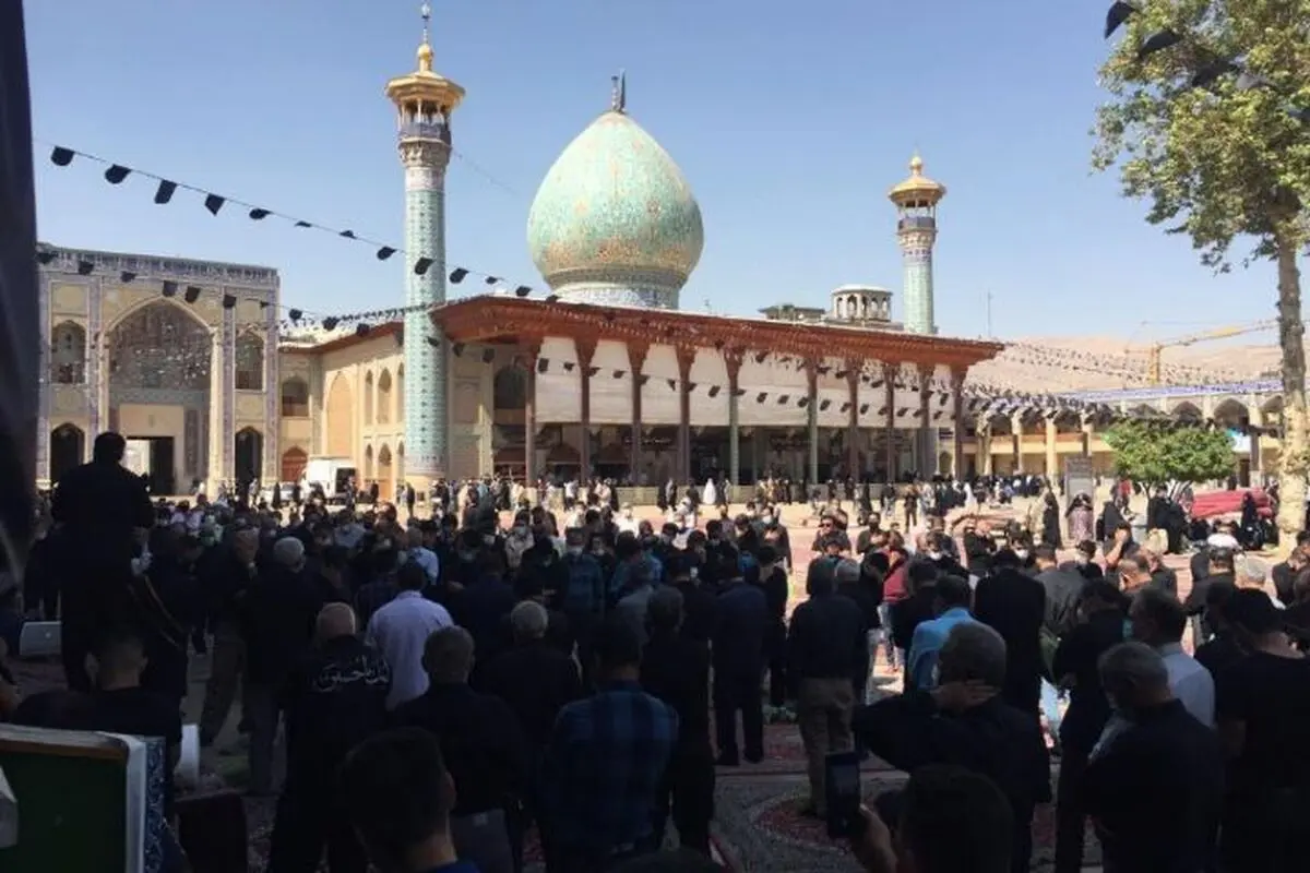 برگزاری مراسم سوگواری شهادت امام رضا (ع) در بارگاه حضرت شاه‌چراغ