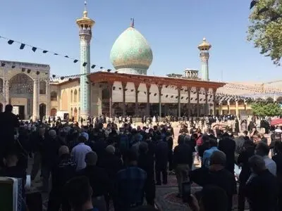 برگزاری مراسم سوگواری شهادت امام رضا (ع) در بارگاه حضرت شاه‌چراغ
