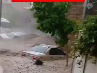 سیل وحشتناک در سیدی مشهد + فیلم