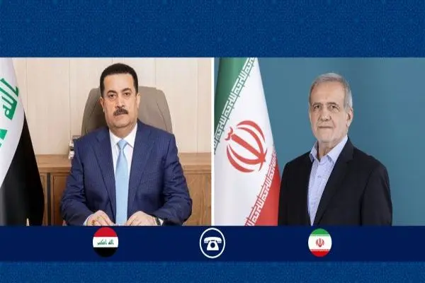 قدردانی رئیس جمهور از همدلی برادرانه دولت عراق