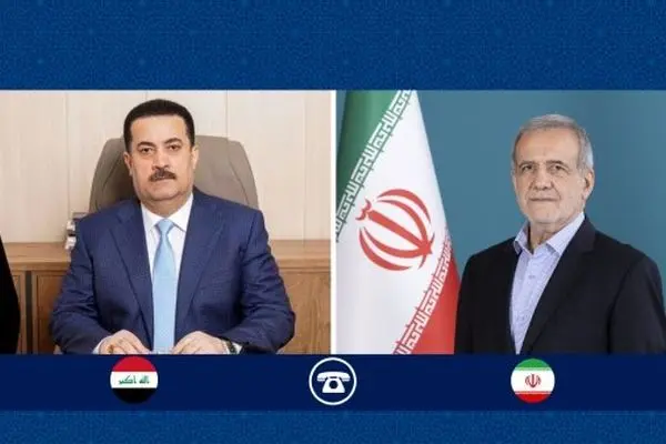 خلال اتصال هاتفي مع الرئيس بزشكيان؛ السوداني يعرب عن تعاطفة مع الحكومة والشعب الايرانيين في ضحايا حادث الميناء