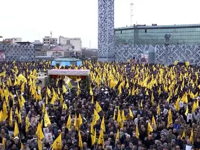 برگزاری مراسم تشییع شهید سیدرضی موسوی از میدان امام حسین