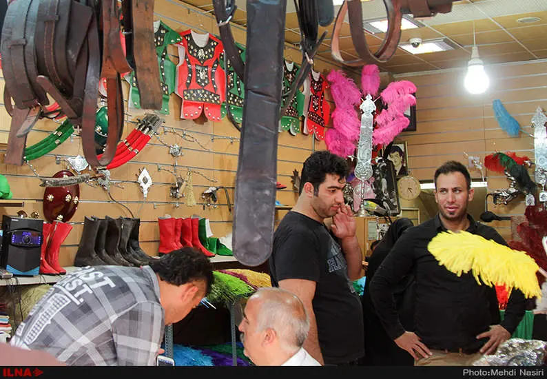 بازار تهران در ایام محرم