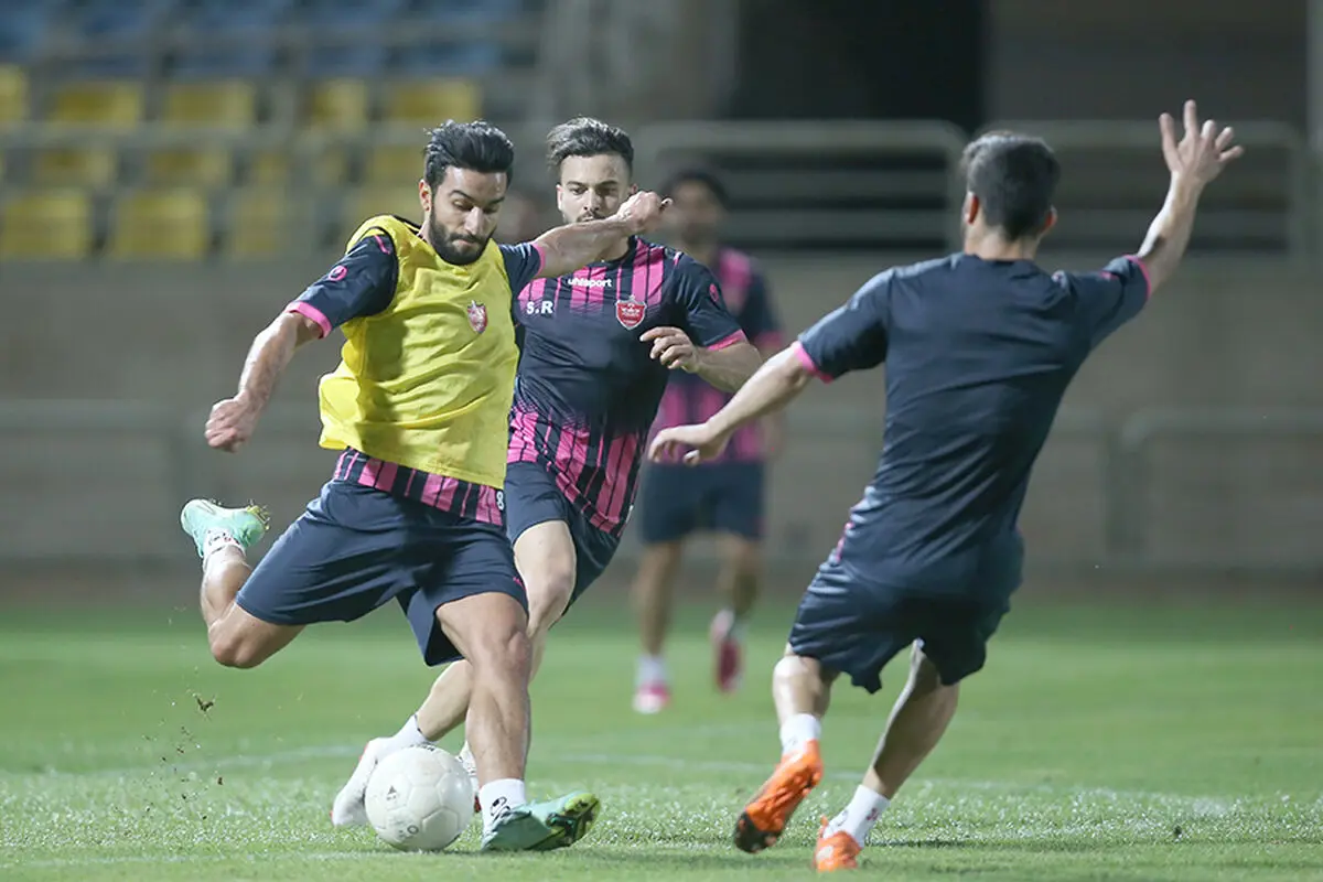 حضور امیری و خانمحمدی در تمرین پنج‌شنبه پرسپولیس