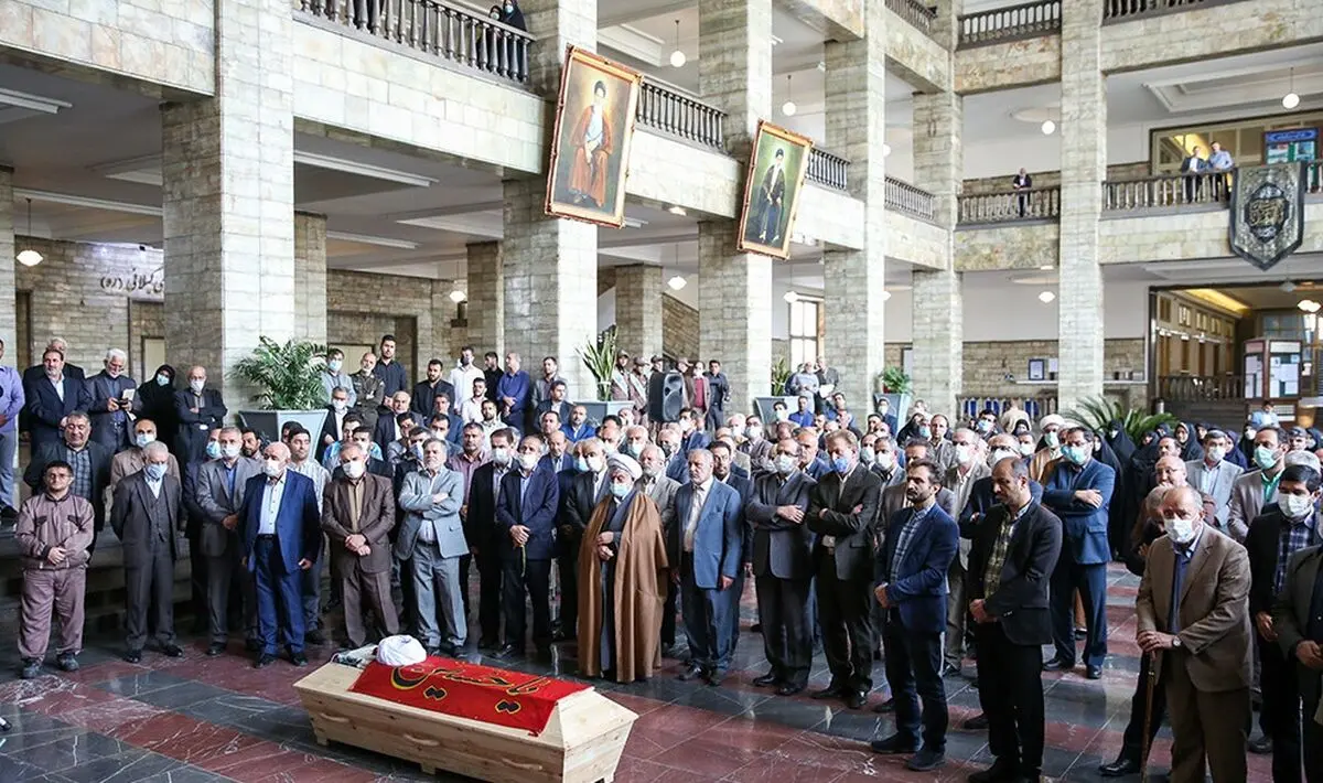 مراسم تشییع پیکر رئیس اسبق دیوان عالی کشور برگزار شد