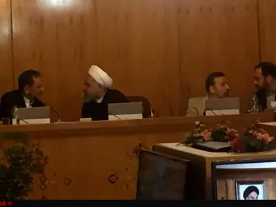 شایعه اختلاف روحانی و جهانگیری به روایت تصویر