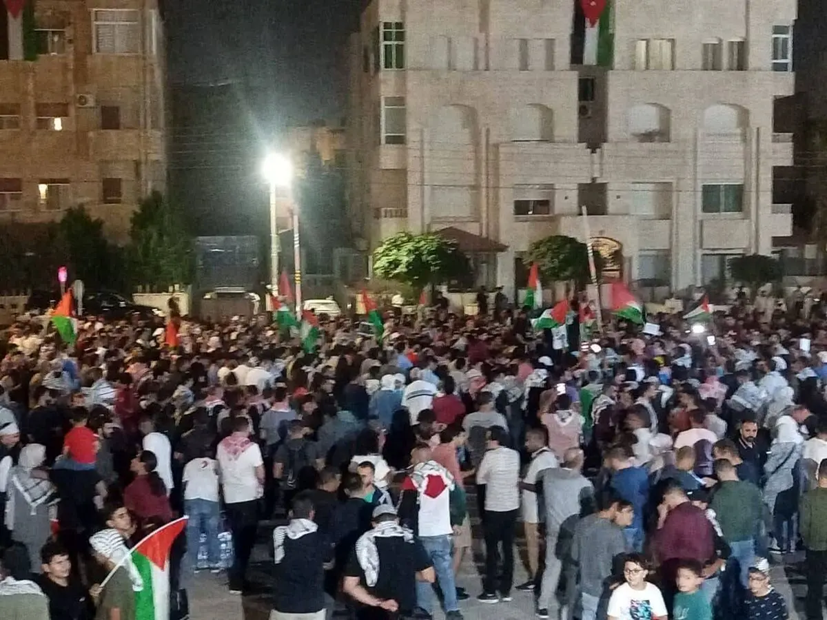 Jordanians hold rally in support of Gaza