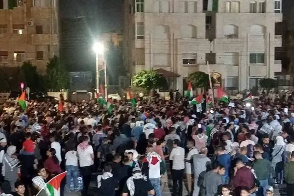 Jordanians hold rally in support of Gaza