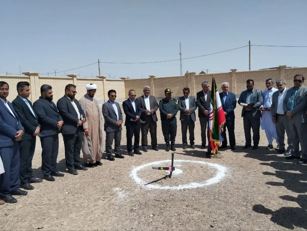 کلنگ احداث مدرسه ۶ کلاسه در روستای کهک زهک با زیربنای ۸۱۲ مترمربع به زمین زده شد