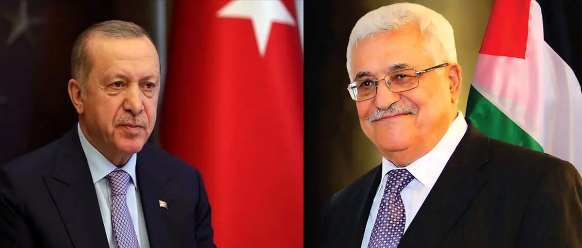 گفت‌وگوی تلفنی رجب طیب اردوغان و محمود عباس