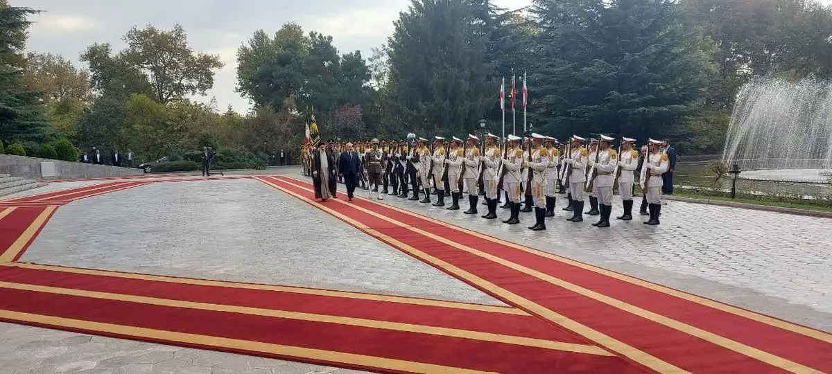 استقبال رسمی رئیسی از نخست‌وزیر ارمنستان 