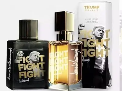رونمایی از عطر جدید ترامپ/ «مبارزه، مبارزه، مبارزه»
