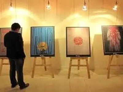 نمایشگاه پوستر ضرب المثل های ایرانی در سنندج دایر شد