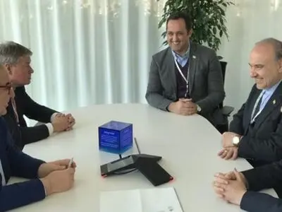 دیدار سلطانی‌فر و صالحی‌امیری با رئیس فدراسیون جهانی شمشیربازی