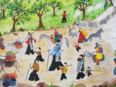 کودکان نقاش ایرانی در رمانی خوش درخشیدند