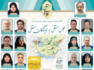 انتشار فهرست «ائتلاف کاندیداهای مستقل» در تهران + عکس
