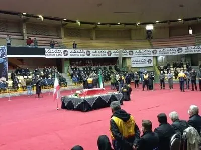 تشییع پیکر یزدانی خرم با حضور اهالی ورزش