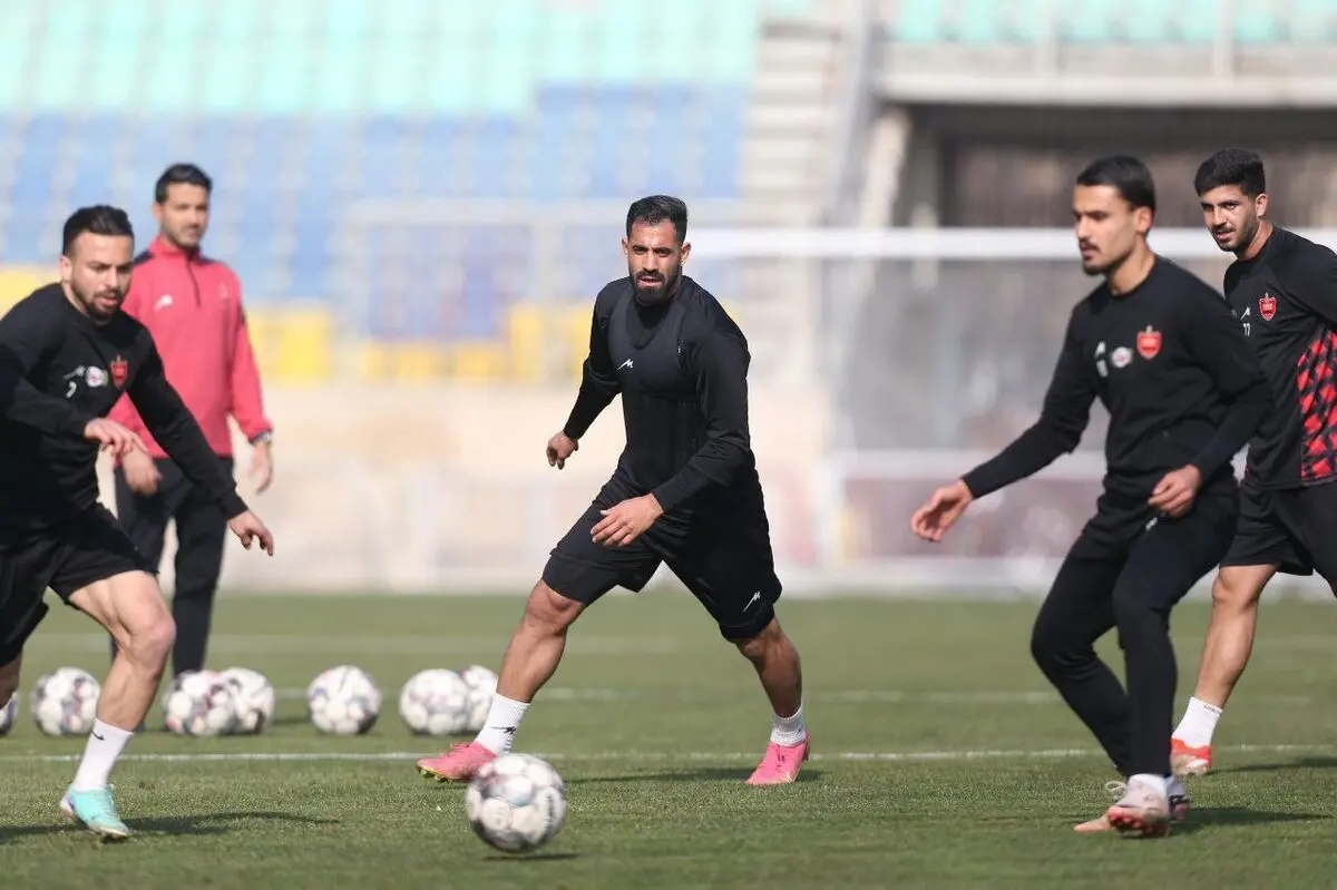 برگشت امیری به تمرینات پرسپولیس 