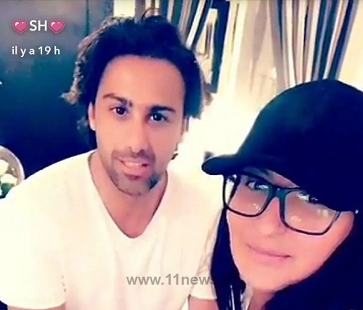 سلفی فرهاد مجیدی با خواننده زن سرشناس عرب(عکس)
