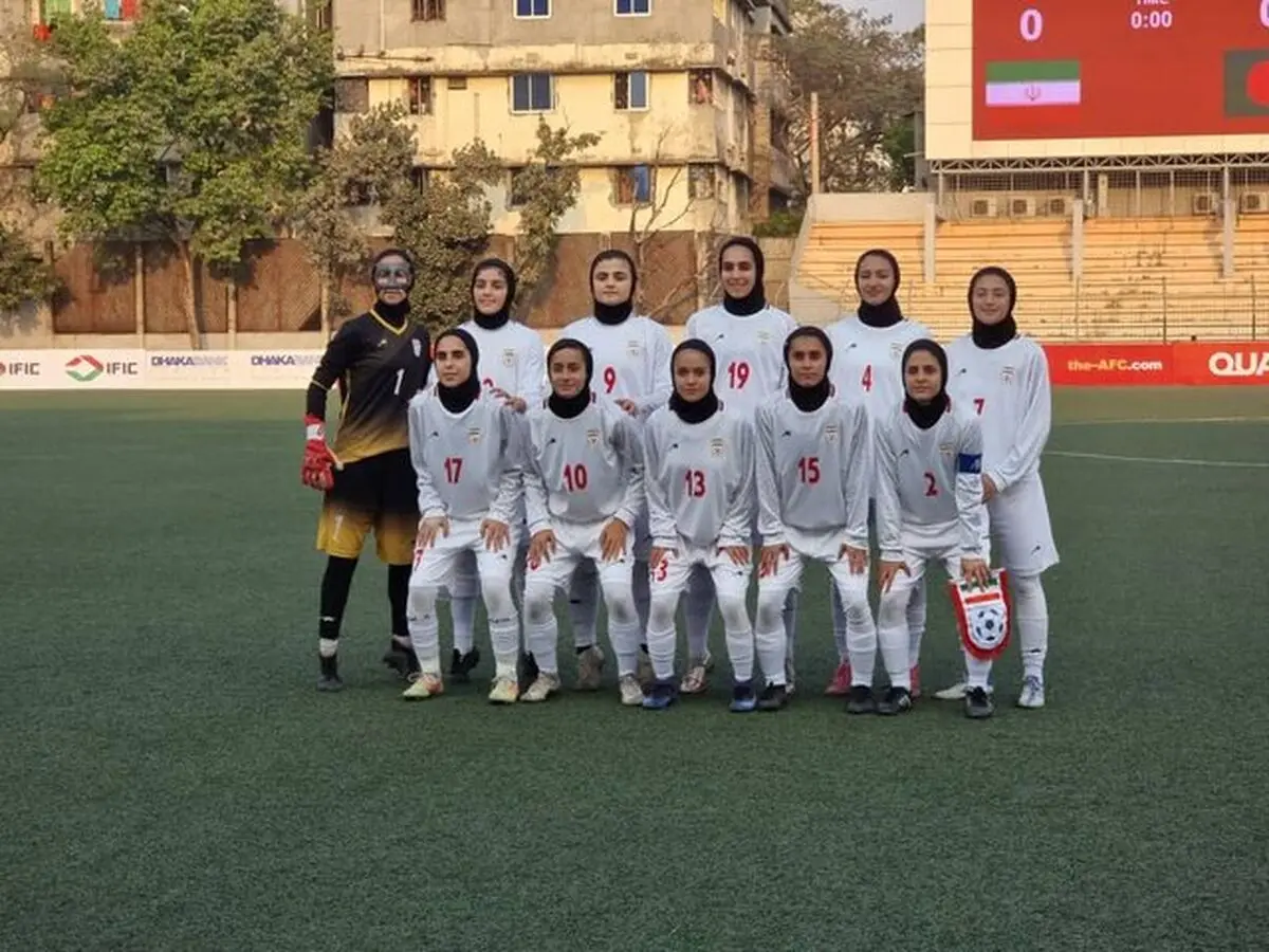 دختران فوتبالیست ایران در قهرمانی آسیا شکست خوردند