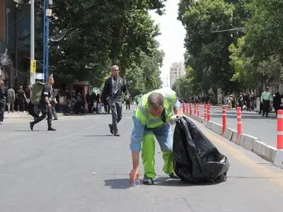 تلاش  ۴۰۰ پاکبان در روز تاسوعا برای پاکیزگی شهر ارومیه/حفظ چهره پاک شهر در سوگ حسین(ع)