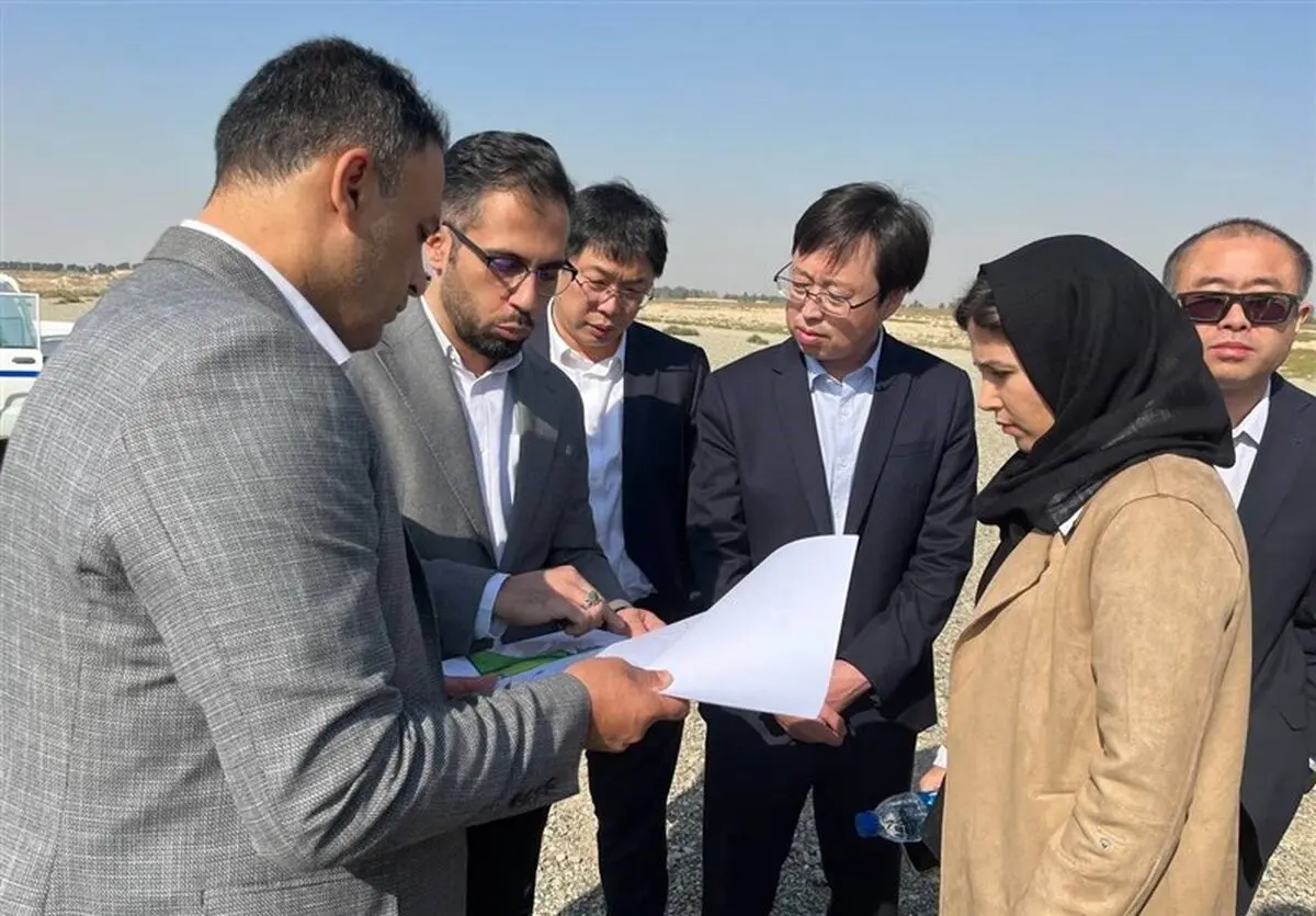 بازدید مدیران ارشد شرکت چینی از زمین شهر آفتاب
