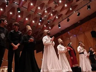 کنسرت بر مزار شمس تبریزی