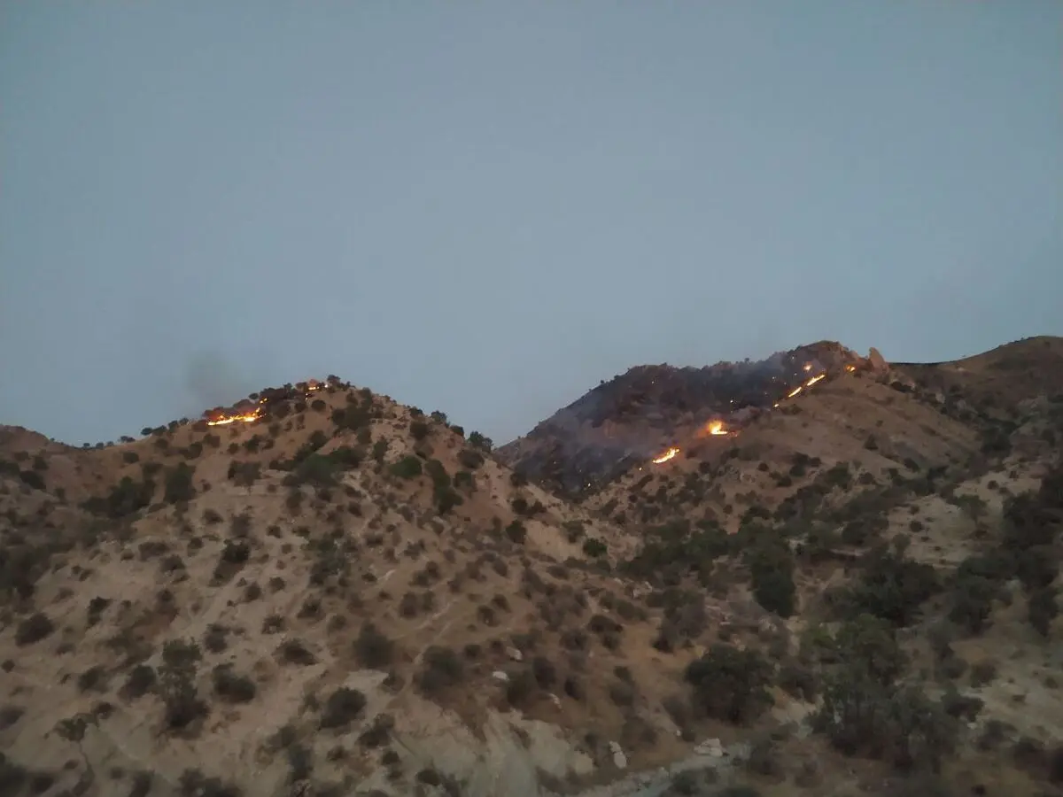 آتش‌سوزی جنگل‌های روستای بانروشان مهار شد