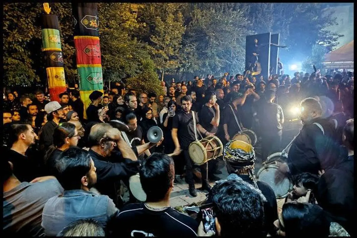 چاووش‌خوانی گیلانی‌ها  و سنج و دمام جنوبی‌ها در خیمه هنر
