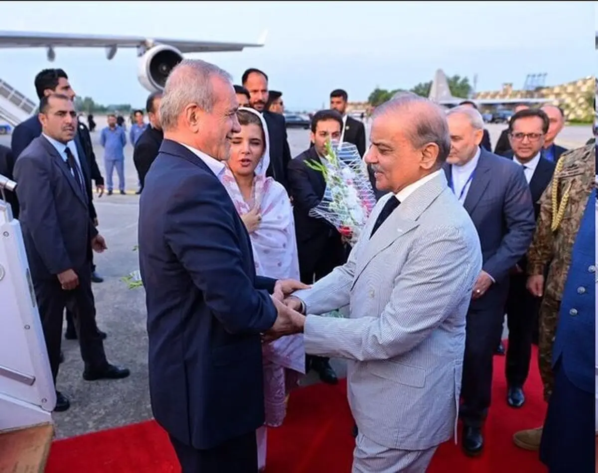 پزشکیان وارد اسلام‌آباد شد