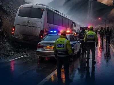 نجات ۴۰ مسافر اتوبوس توسط پلیس راه لرستان از کام مرگ