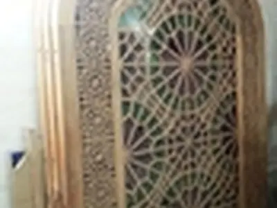 رونمایی از پنجره های حرم مطهر امامین عسکریین در یزد
