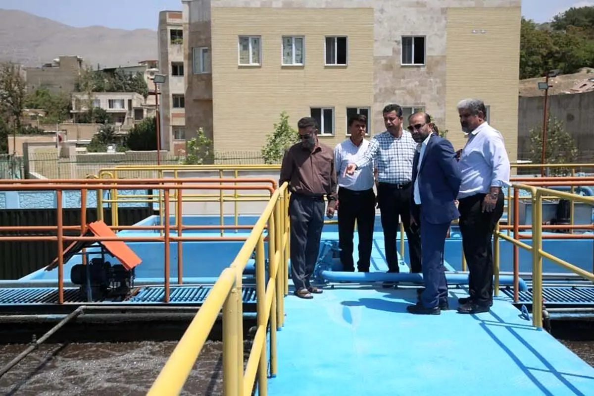 بازدید مدیران شهری همدان از چهارمین تصفیه‌خانه فاضلاب محلی کرج