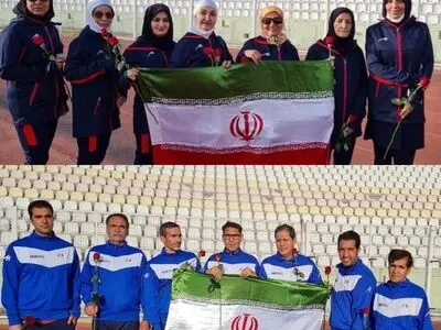 صدر نشینی تیم ایران در مسابقات پیاده روی پیشکسوتان قهرمانی جهان
