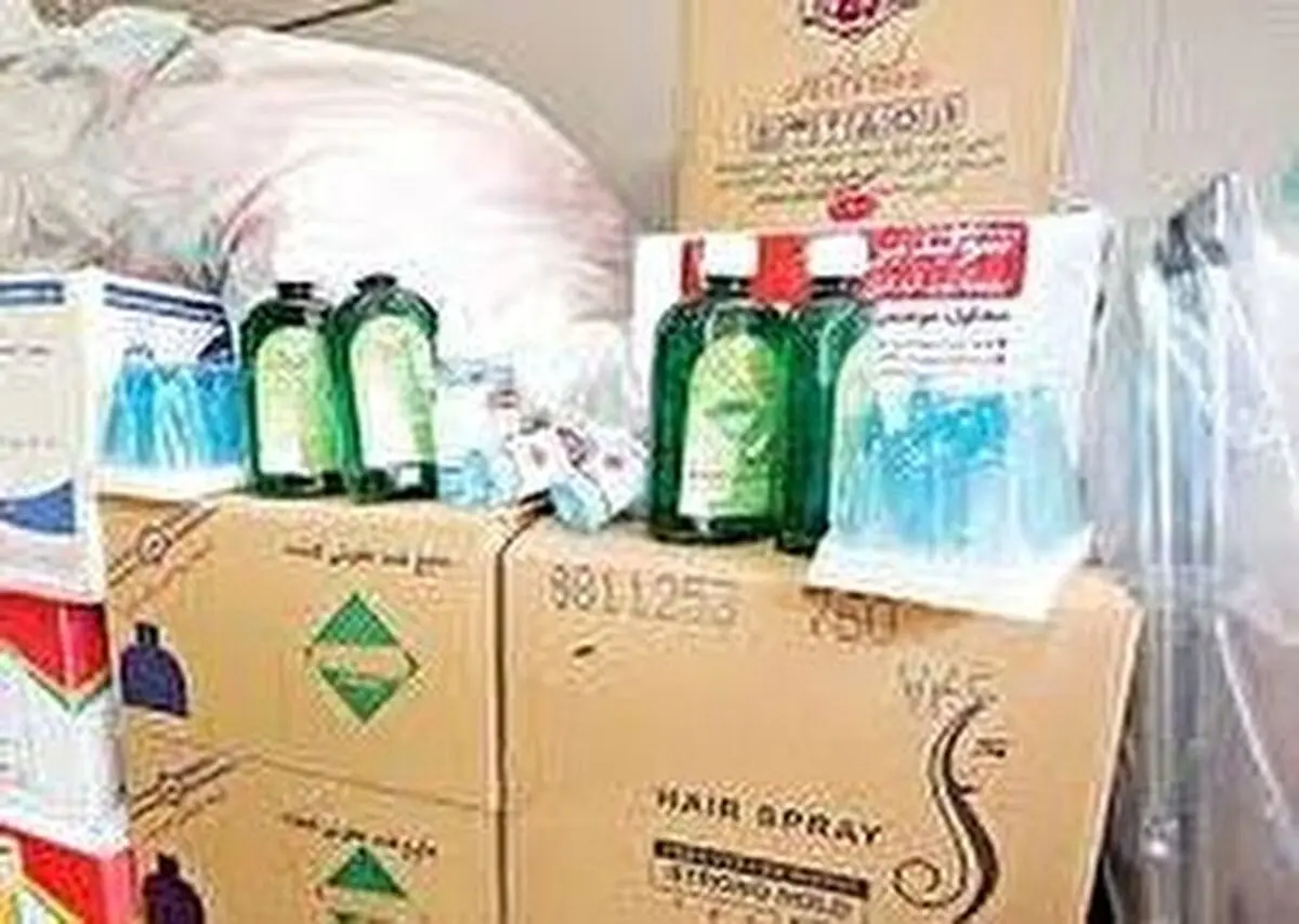کشف لوازم بهداشتی احتکار شده در رشت و فومن