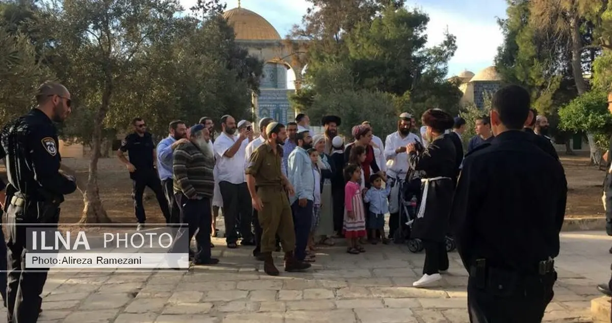 تعرض مجدد شهرکنشینان صهیونیست به مسجدالاقصی