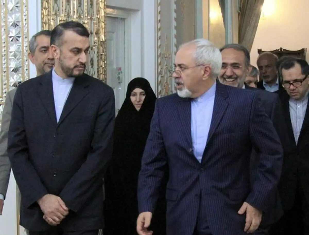 نشست خصوصی ظریف و امیر عبداللهیان برگزار شد