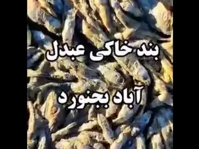 وضعیت عجیب خشکسالی بندخاکی عبدل‌آباد بجنورد + فیلم