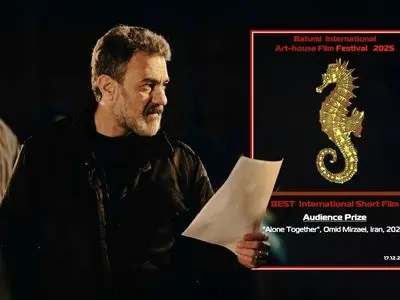 «تنها کنار هم» جایزه بهترین فیلم کوتاه بخش بین‌الملل جشنواره باتومی را گرفت