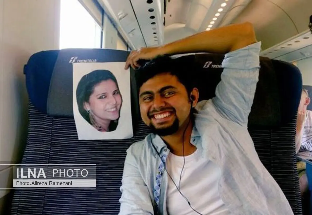 تازه‌ داماد بدون عروس به ماه عسل رفت +تصاویر 