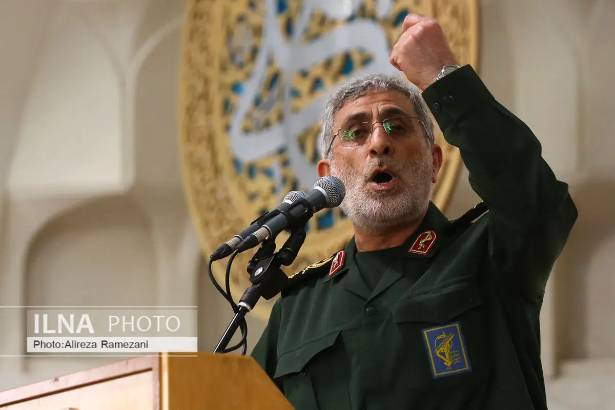 العميد قاآني يؤكد دعم ايران للشعب الفلسطيني حتى تحرير القدس الشريف