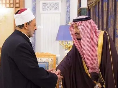 دیدار ملک سلمان با رئیس الازهر مصر