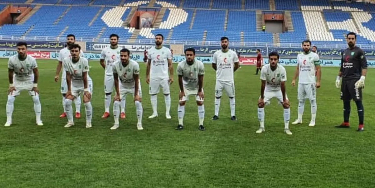 پایان نیمه اول: شهرخودرو مشهد 2 - ماشین سازی تبریز صفر